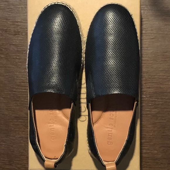 Anthropologie Gentle Souls Lizzy A-Line Leather Espadrille/Flat Slip-On - Picture 10 of 14